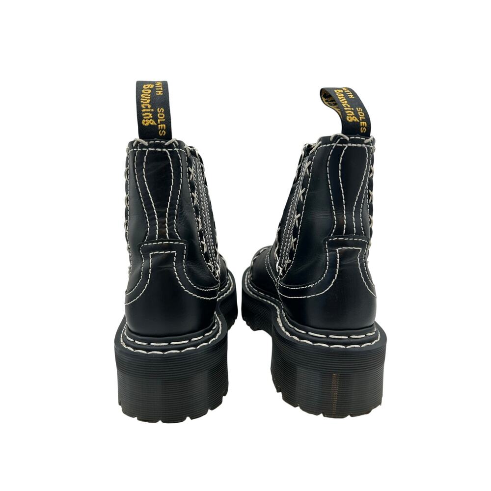 NEW DR Martens 2976 GOTHIC AMERICANA PLATFORM CHELSEA Limited Edition Quad SZ8 - Picture 5 of 10